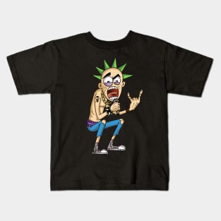 Punk Guy Kids T-Shirt